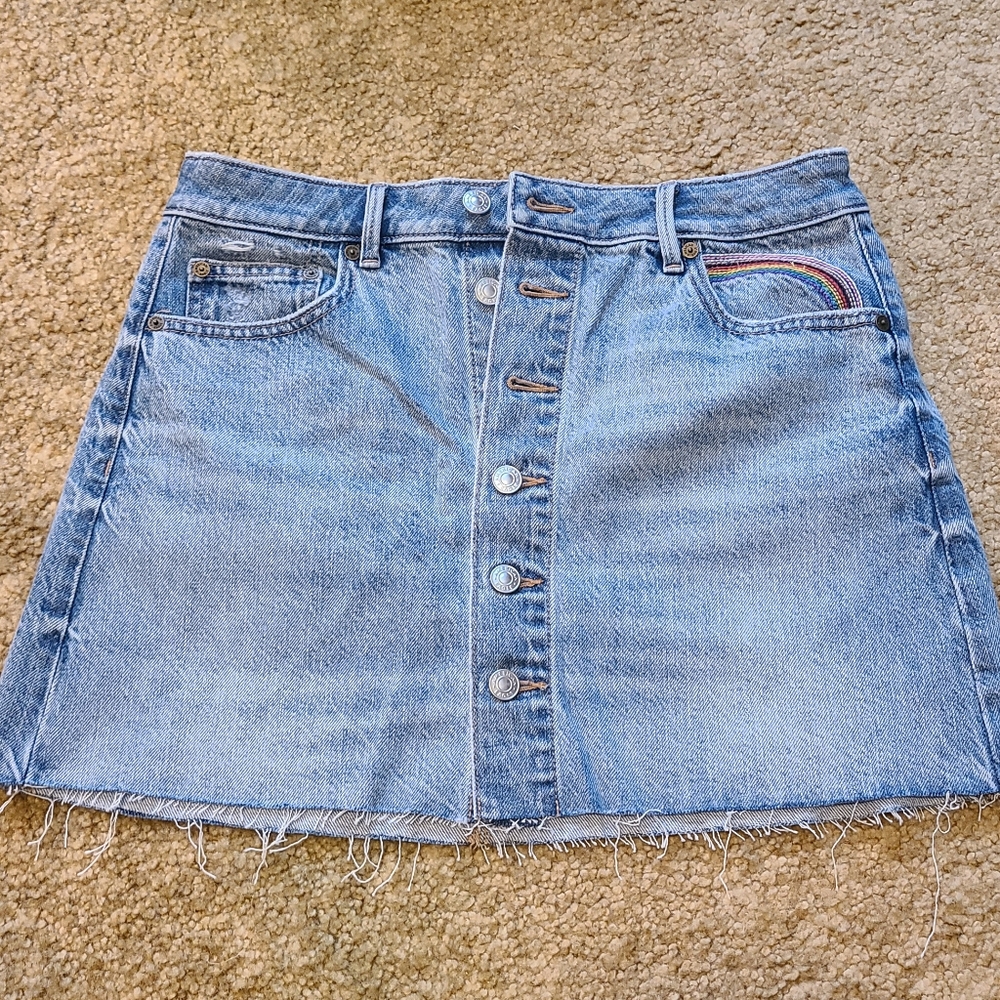 AE Mini Jean Skirt NWOT
